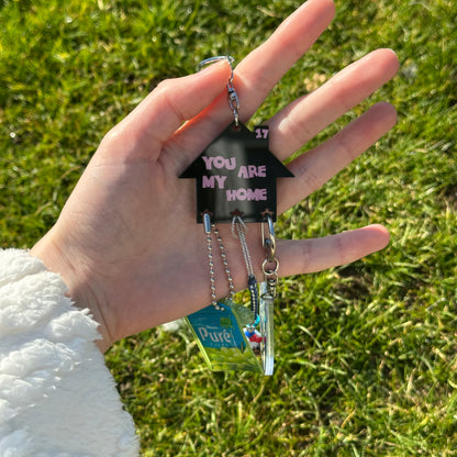 SVT home charm holder keychain