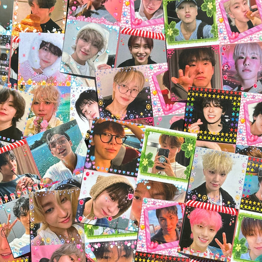 Seventeen purikura sticker sheets