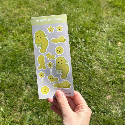 Smiski sticker sheet