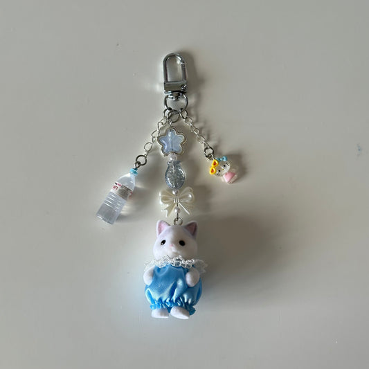 Calico critter handmade keychain