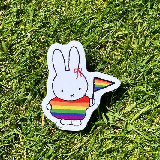 Pride Bunny Vinyl Stickers