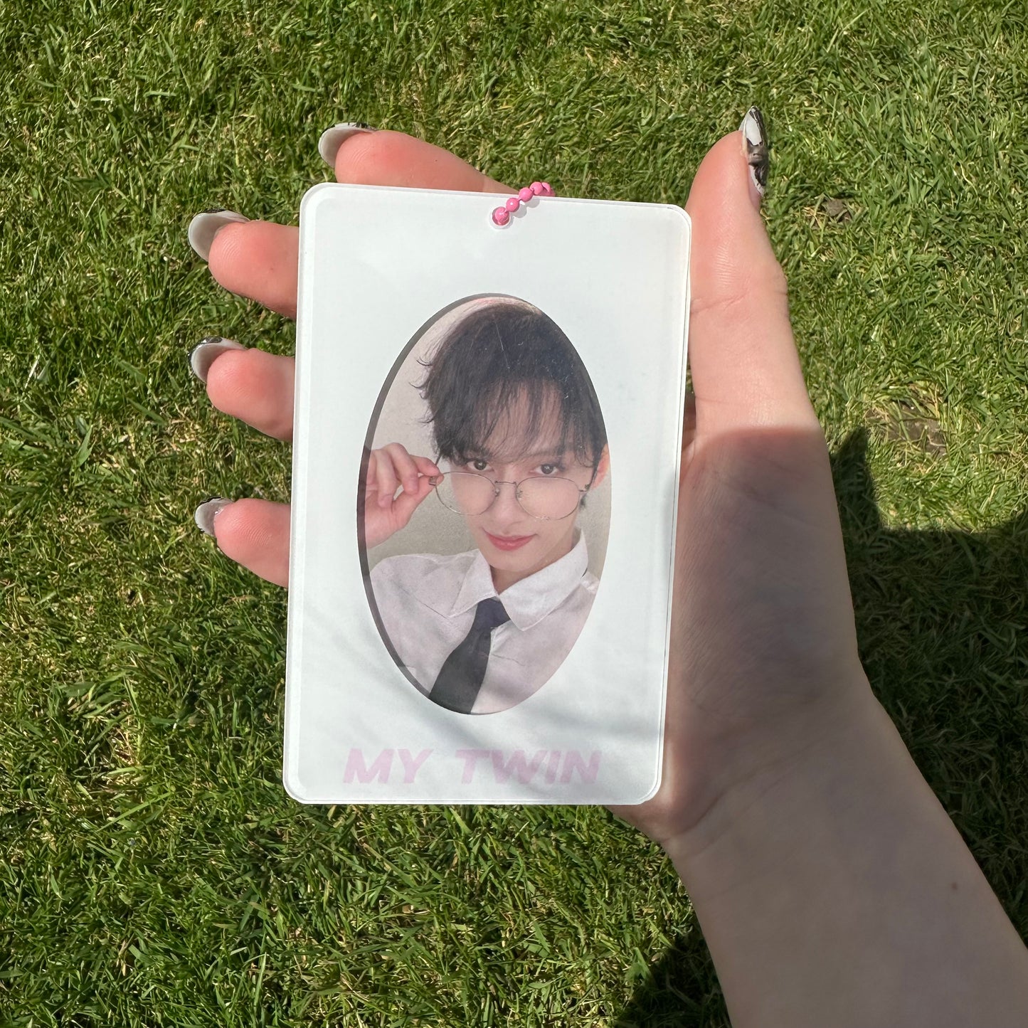 Kpop My Twin acrylic photocard holder