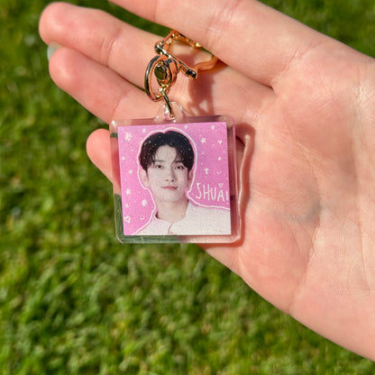 Seventeen square doodle keychains [SALE]