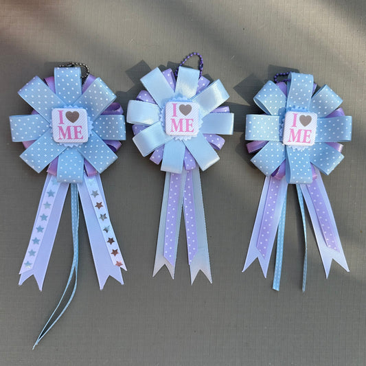 handmade i heart me rosettes