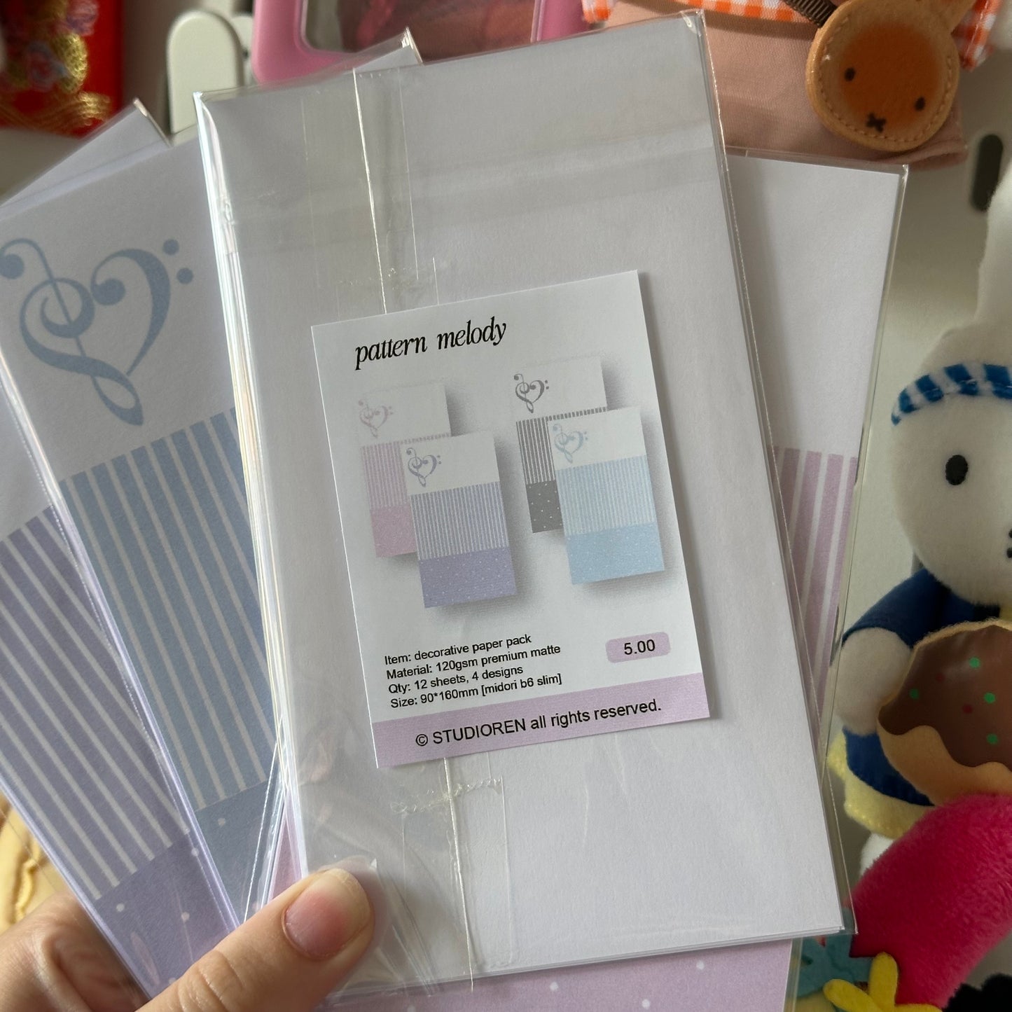 pattern melody memo sheet pack