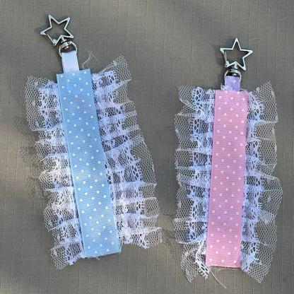 handmade badge holder keychains