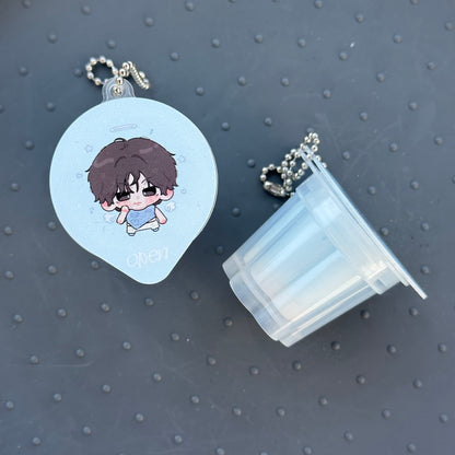 nct wish pudding pot keychains