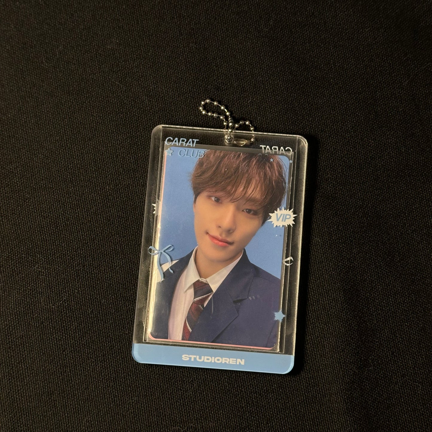 Carat double sided transparent acrylic photocard holder