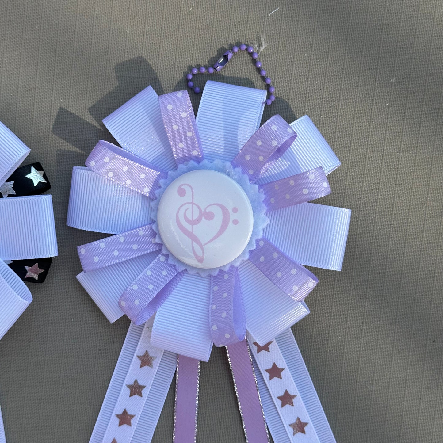 handmade music note rosettes