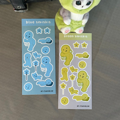 Smiski sticker sheet
