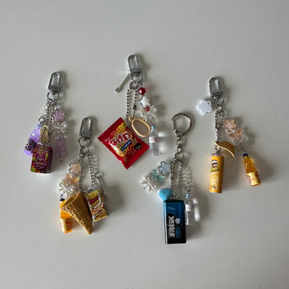 Japanese gacha trinket keychains