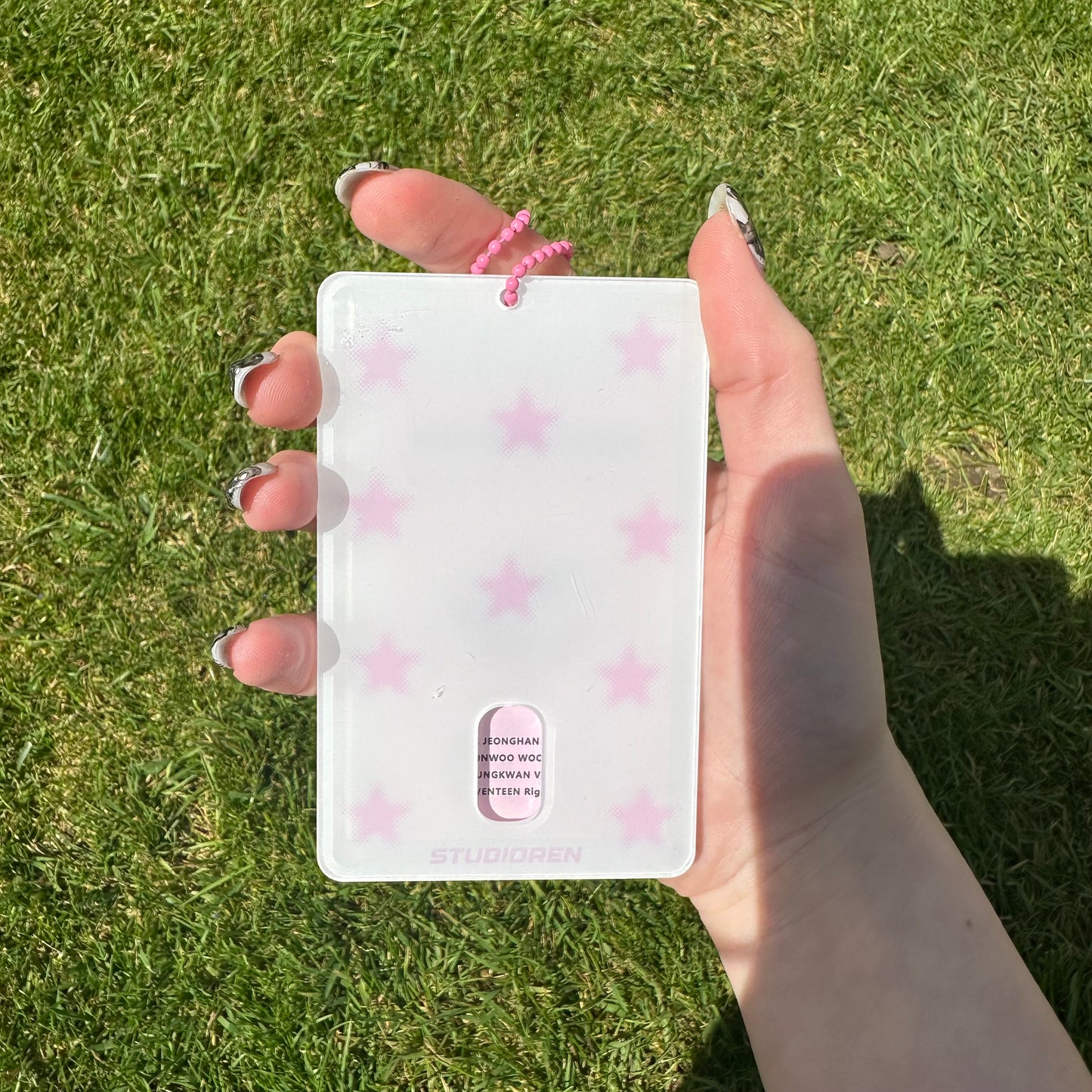 Kpop My Twin acrylic photocard holder