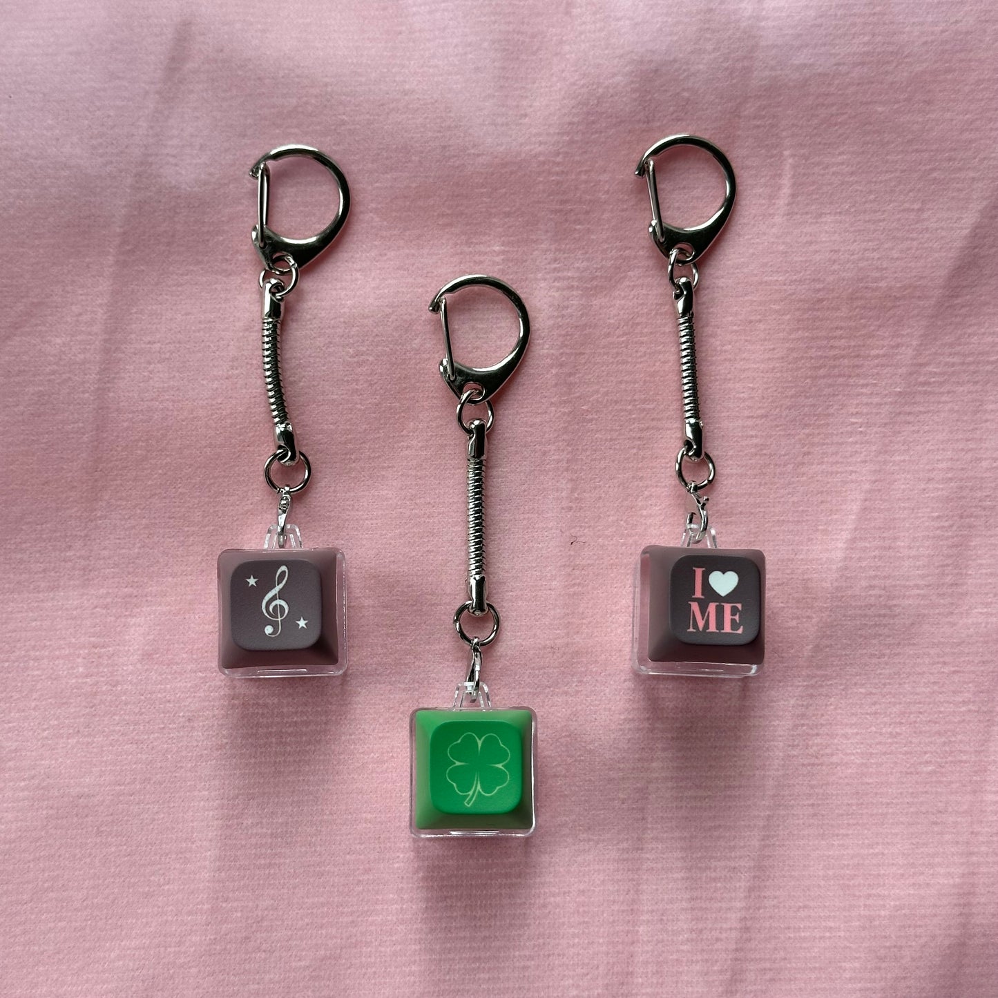 Keycap keychains