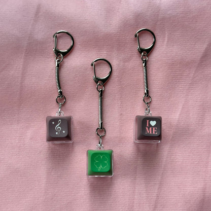 Keycap keychains
