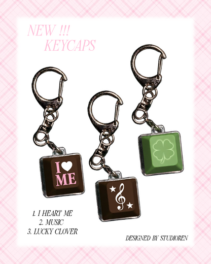 Keycap keychains