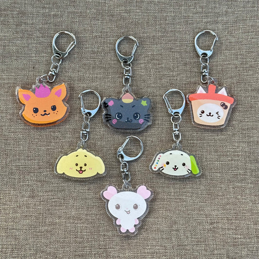 nct wish character keychains