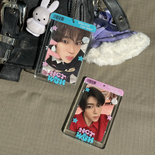 NCT WISH transparent acrylic photocard holder