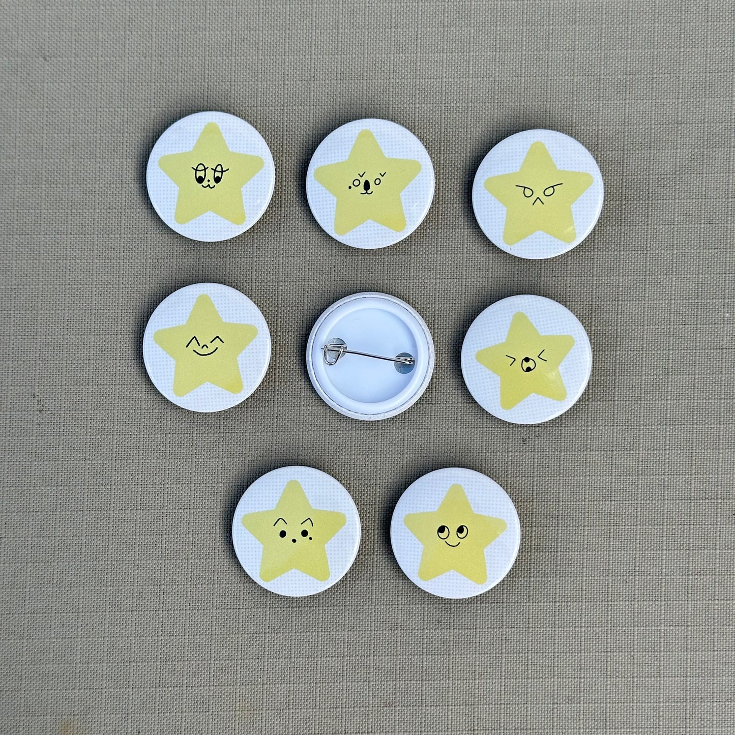 nct 127 starfish mini badges