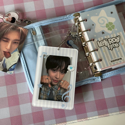 baby blue photocard holder