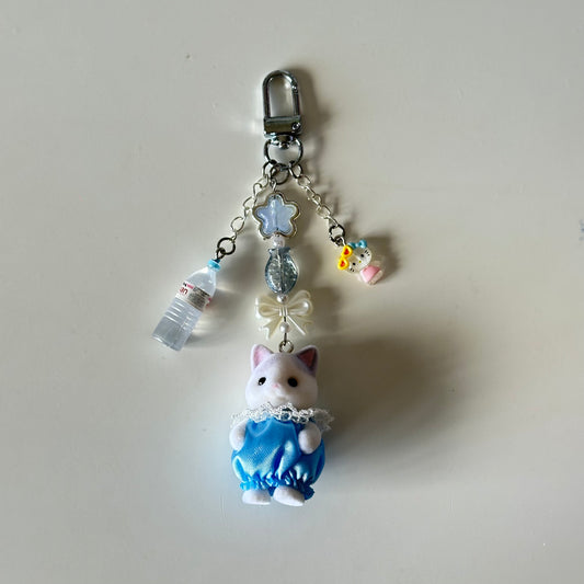 Calico critter handmade keychain