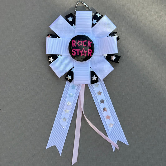 handmade rockstar rosette