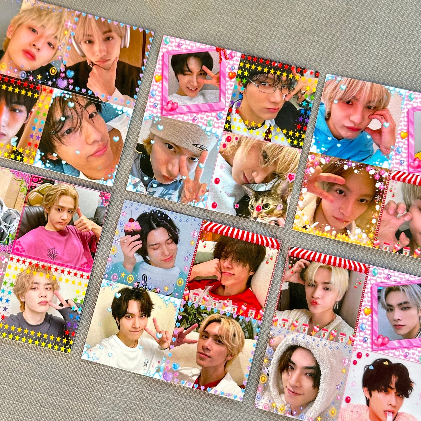 Wayv purikura sticker sheets