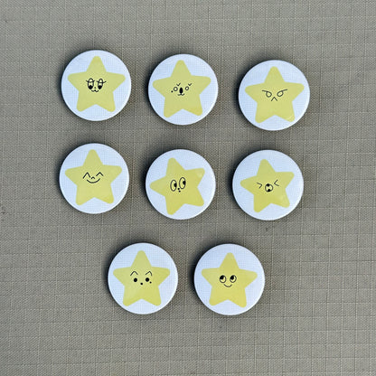 nct 127 starfish mini badges
