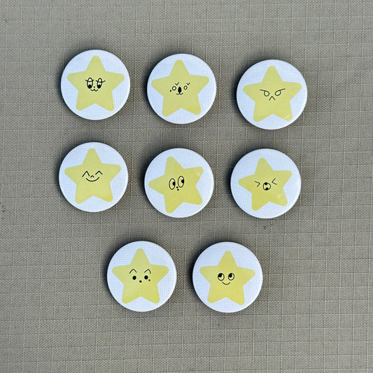 nct 127 starfish mini badges