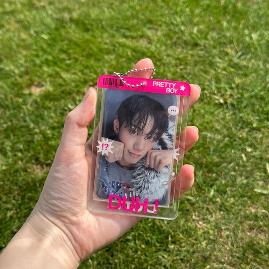 PREORDER P1HARMONY transparent acrylic photocard holder