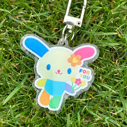 Usahana Epoxy Glitter Keychain