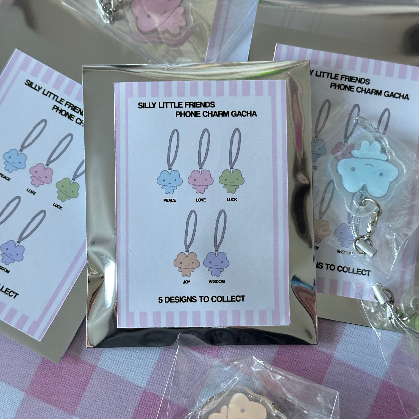 Silly little guys keychain blind bag