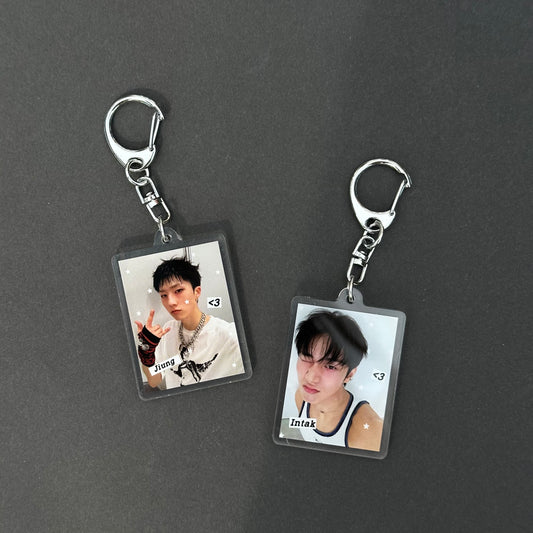 P1harmony ID Photo Keychains
