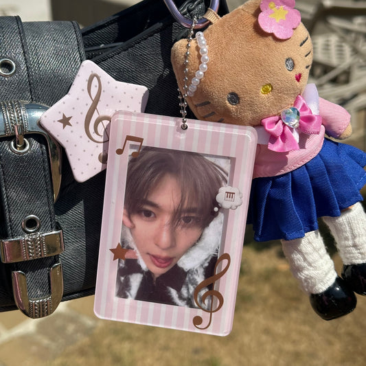 baby pink photocard holder