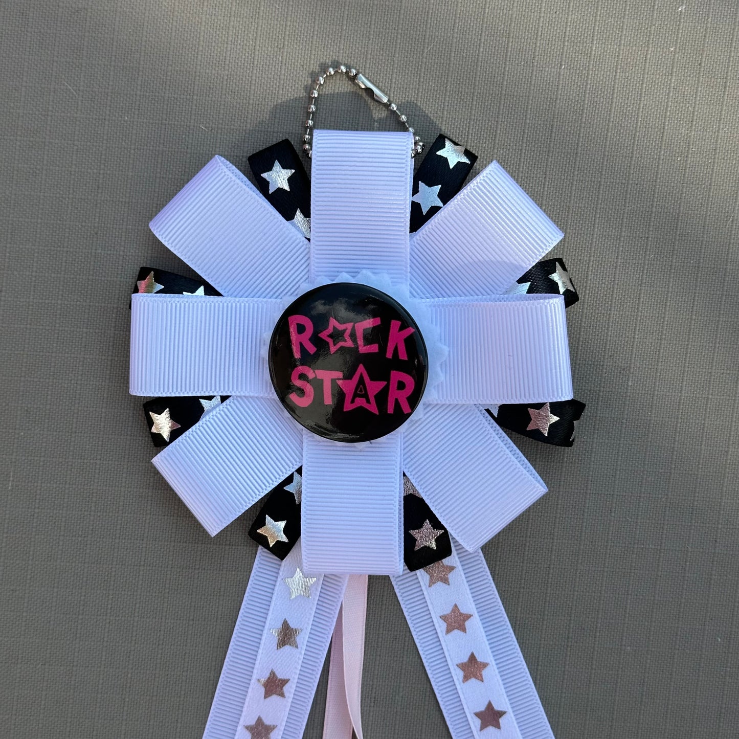 handmade rockstar rosette