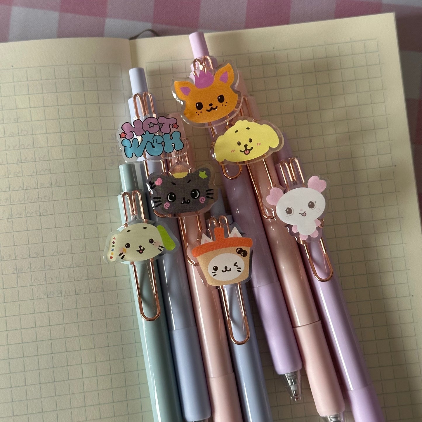 nct wish character pens