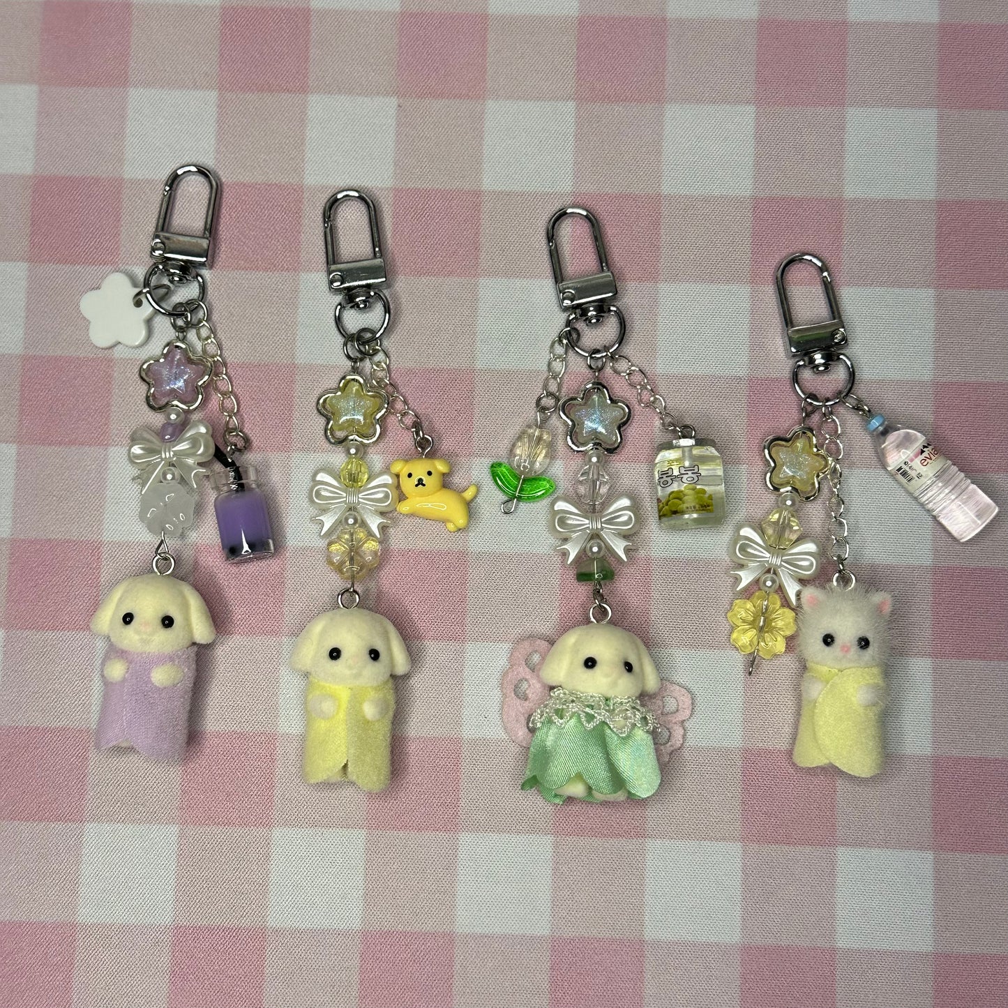 Sylvanian family handmade keychains