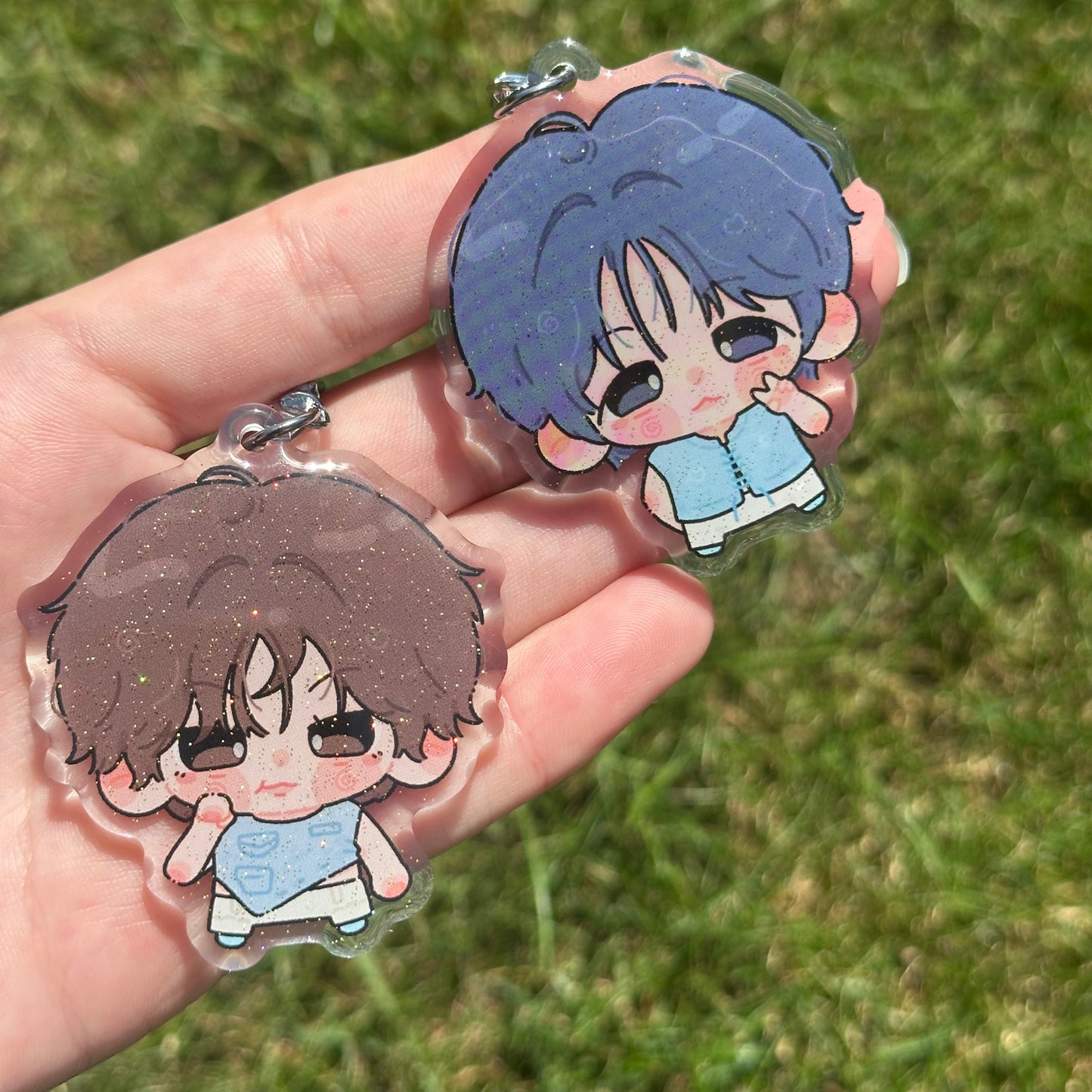 nct wish riku & jaehee keychains