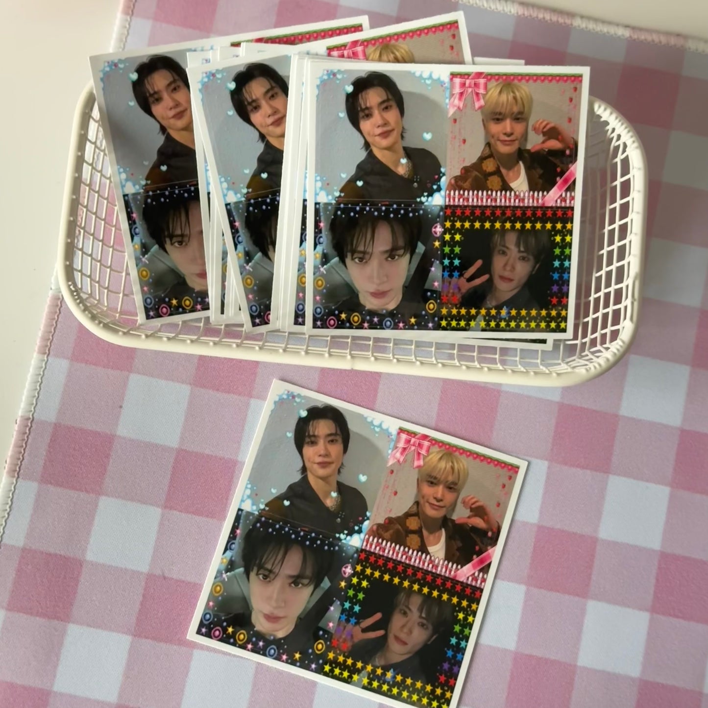 nct jaehyun purikura sticker sheet