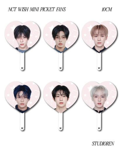 nct wish 10cm picket fans