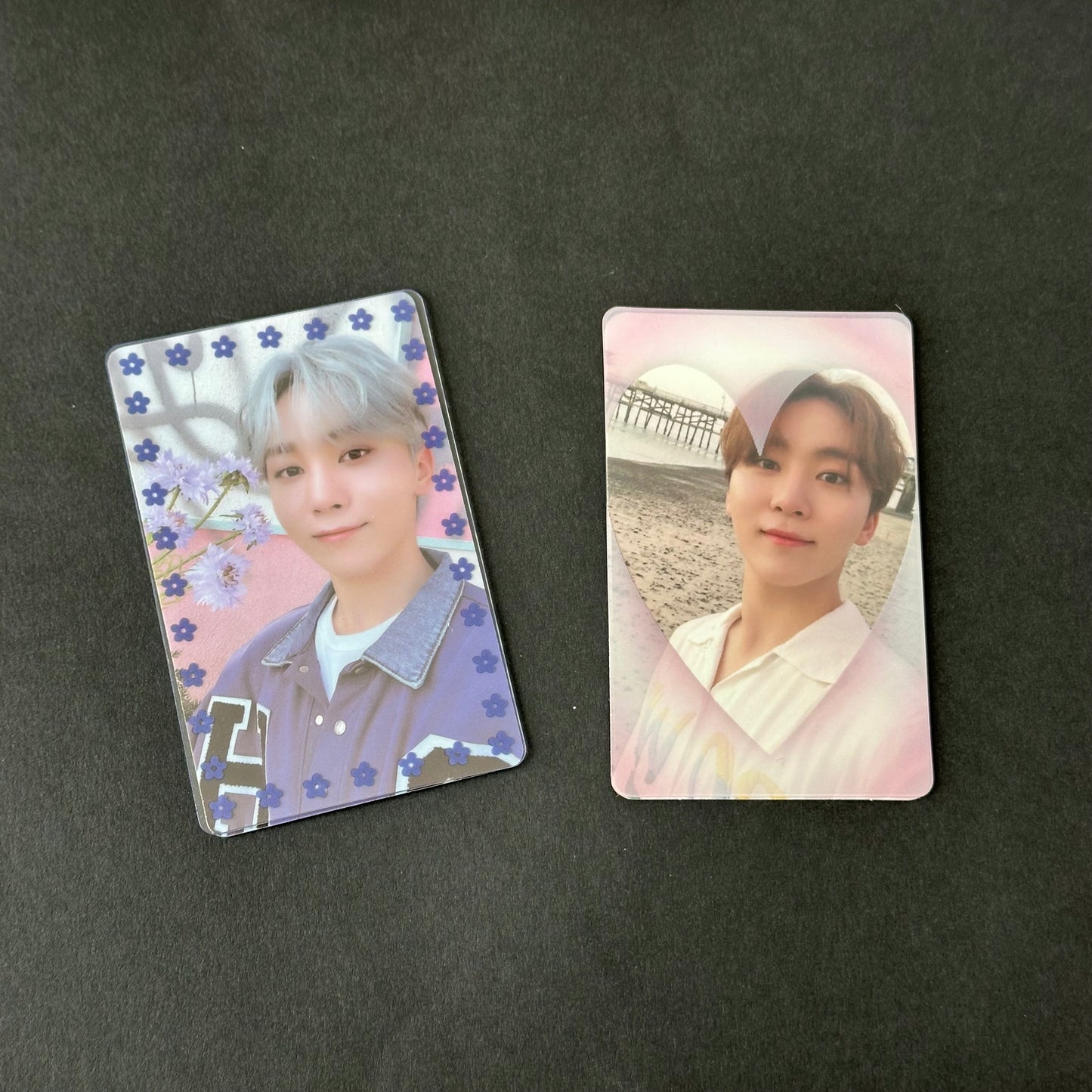 Transparent photocard overlay