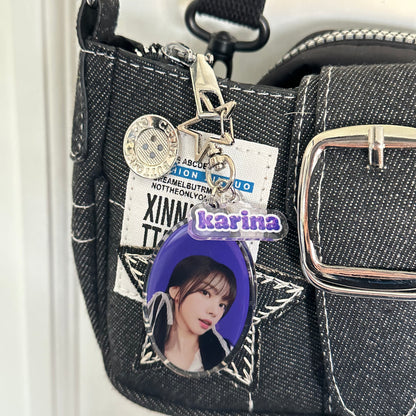 AESPA Member keyrings with name charms