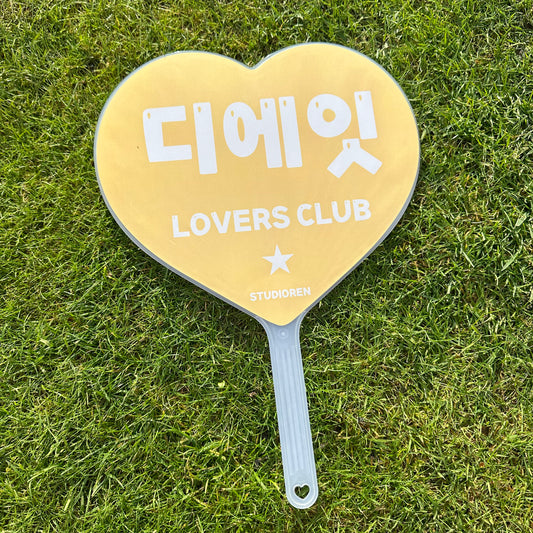 Minghao lovers club picket fan