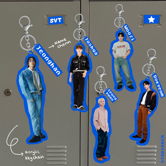 Kpop Seventeen locker buddy keychains