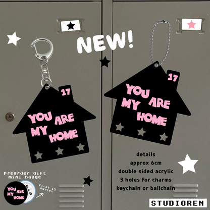 SVT home charm holder keychain