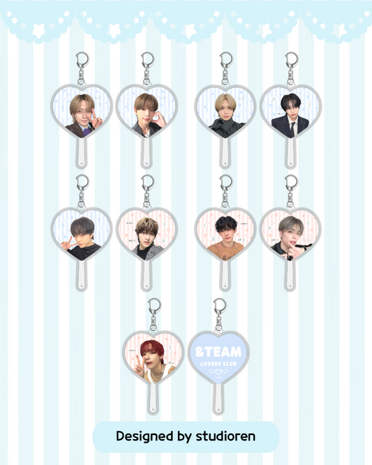 &TEAM Picket fan keychains