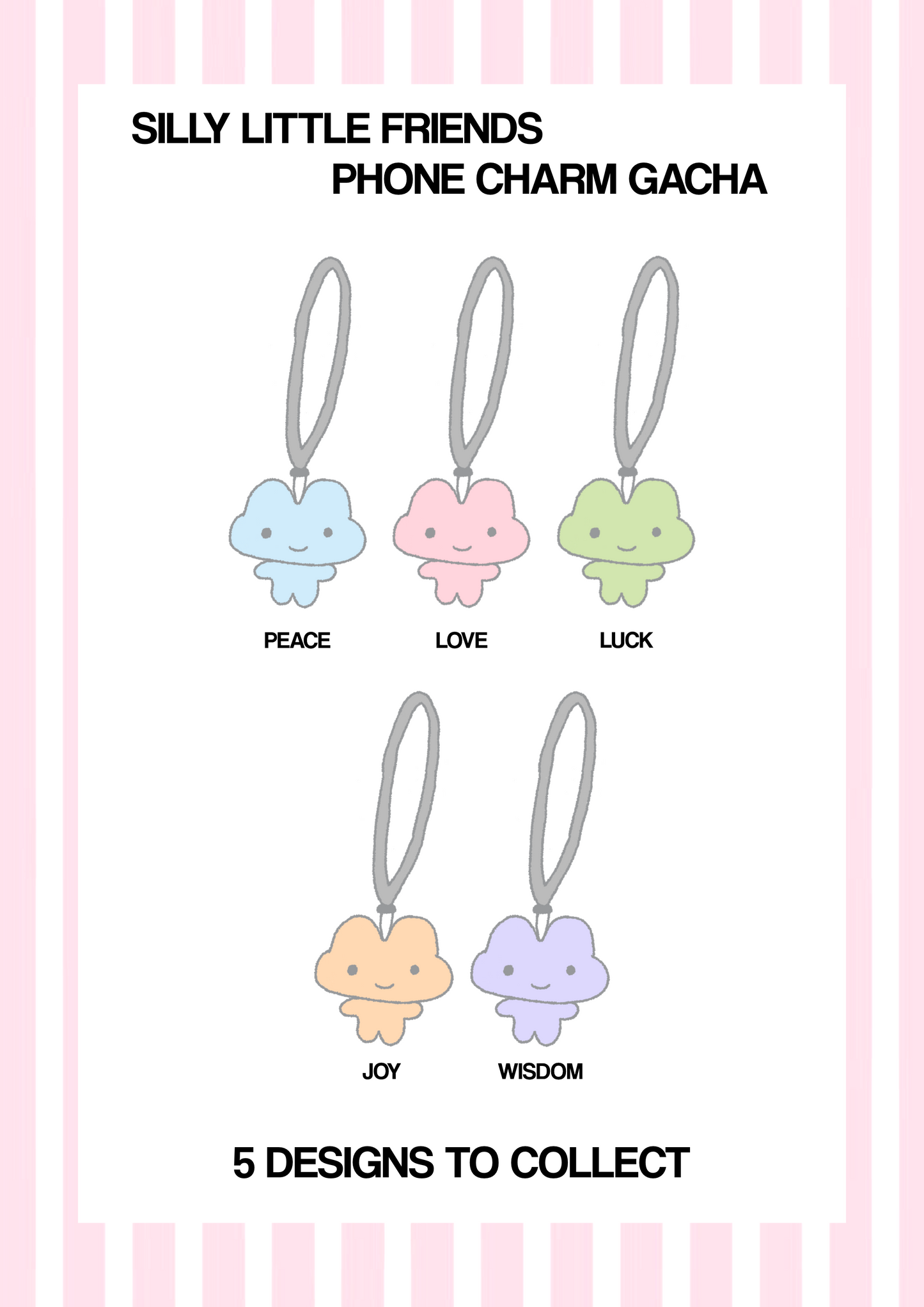 PREORDER Silly little guys keychain blind bag
