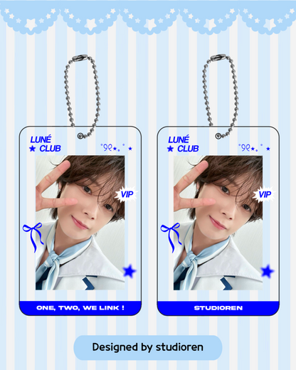&team acrylic photocard holder (blue)