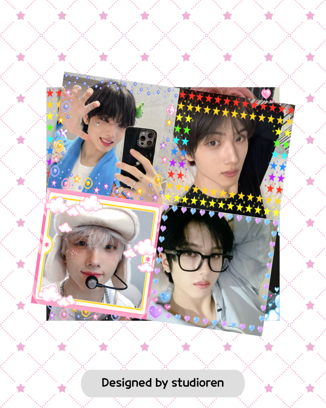 nct dream purikura sticker sheets