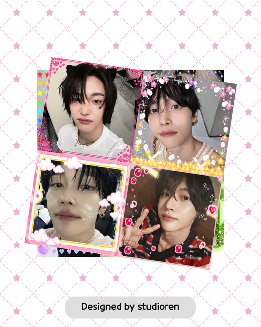 riize purikura sticker sheets