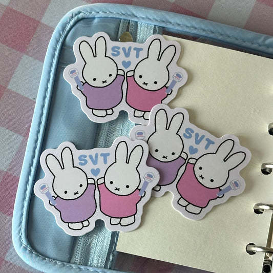 Seventeen carat miffy sticker flake